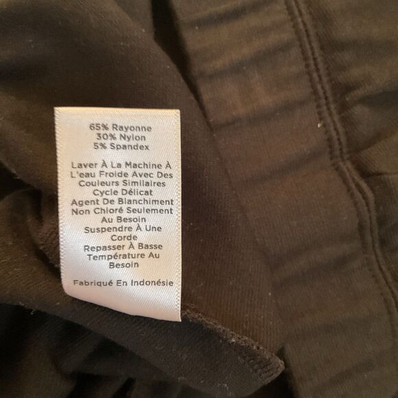 Talbots Pants Women's 1X Black Ankle Ponte Pull On Side Zip - Picture 12 of 15